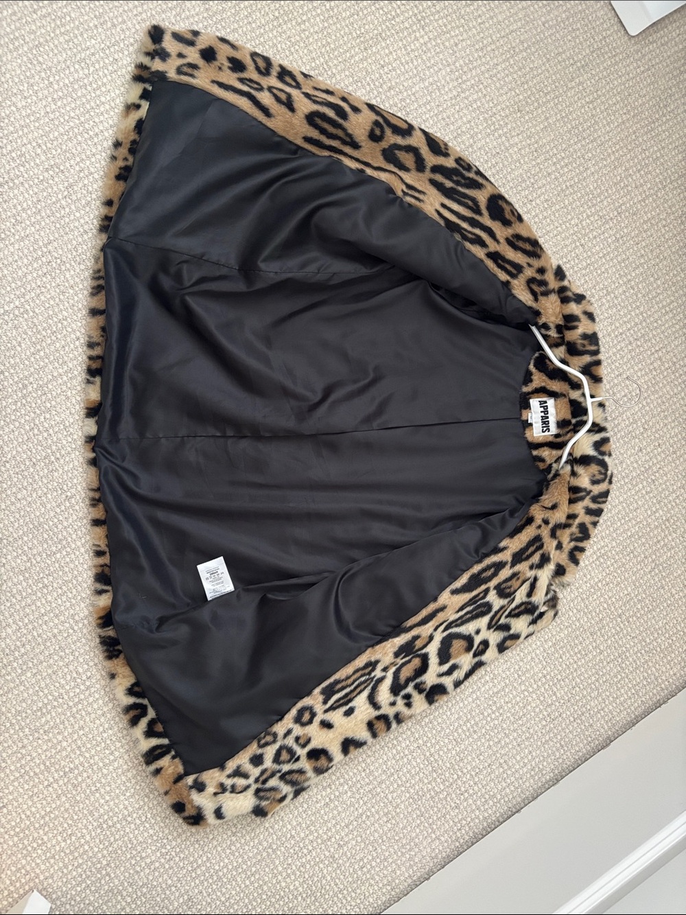 Apparis Leopard Faux Fur Jacket - Brown, Black, Tan - Picture 3 of 8
